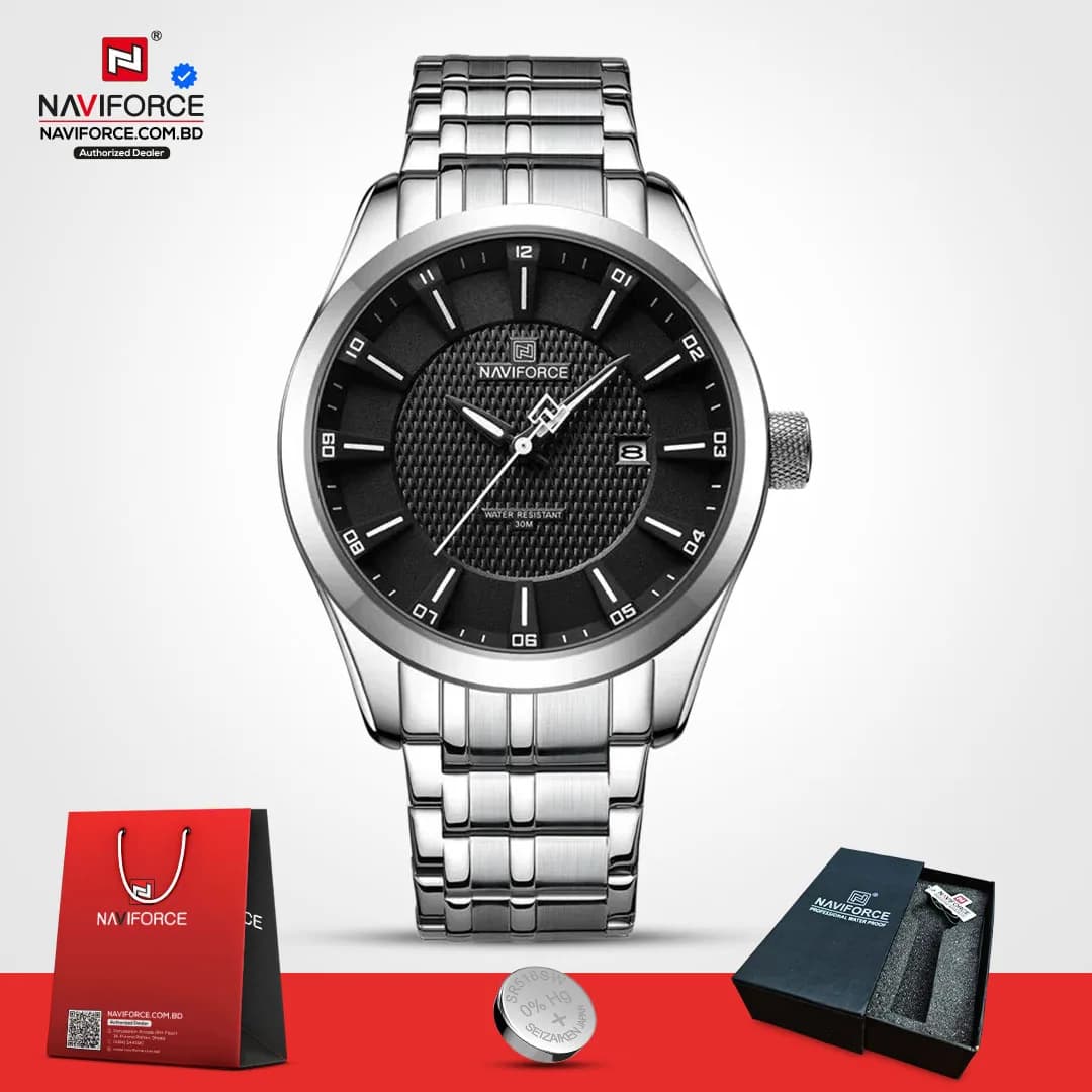 Naviforce-8032-CH-–-Silver-Black-For-Men